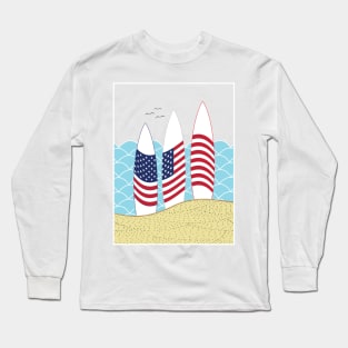 Surfing USA Long Sleeve T-Shirt